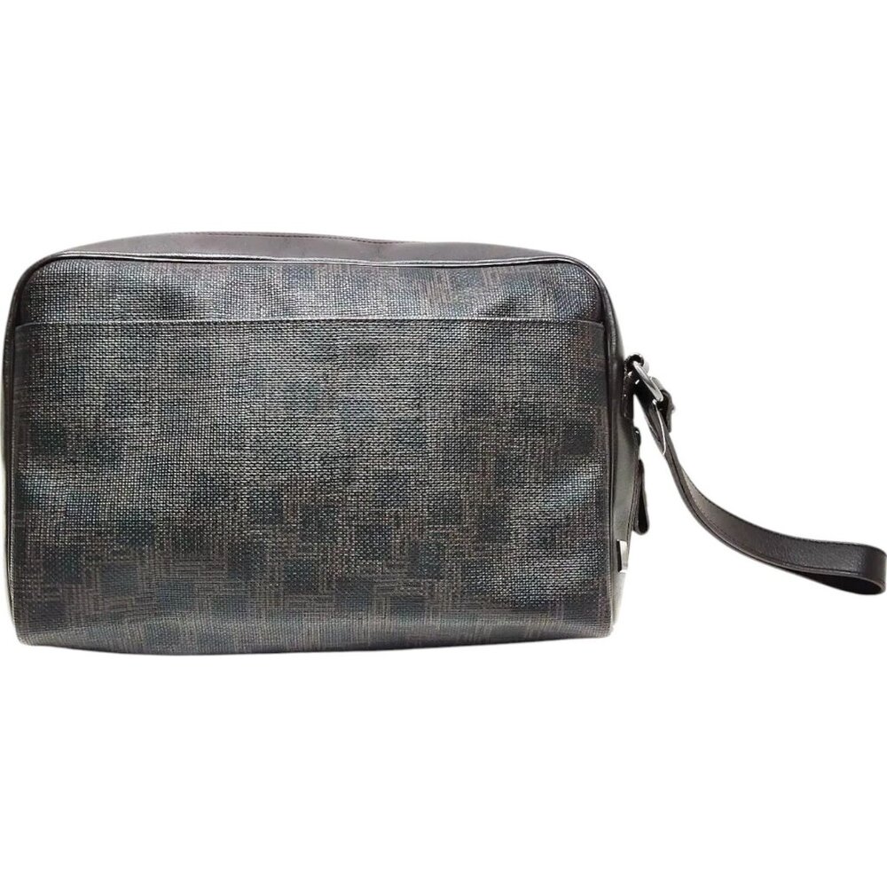 700165BC (L1) Dunhill Clutch Bag Brown PVC - Picture 1 of 9